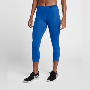 Nike Pro Blue Training Leggings